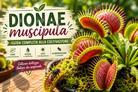 Coltivazione della Dionaea muscipula: guida completa per far crescere sana la Venere acchiappamosche