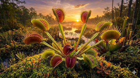 Dionaea muscipula: come cattura e digerisce le prede la celebre Venere acchiappamosche